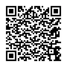 QR-код для номера телефона +12677444045