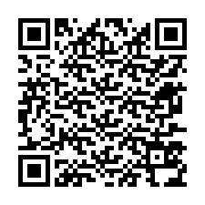 Kode QR untuk nomor Telepon +12677534454