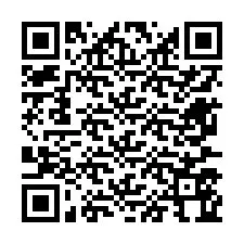 QR-code voor telefoonnummer +12677564136