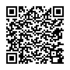 QR kód a telefonszámhoz +12677580116