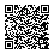 Kode QR untuk nomor Telepon +12677581796