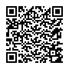 Código QR para número de telefone +12677582541