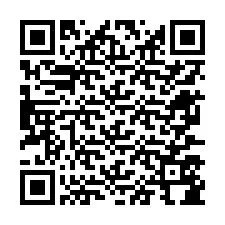 Código QR para número de teléfono +12677584178