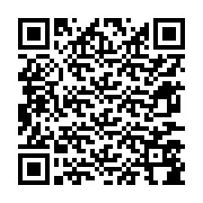 Código QR para número de telefone +12677584180