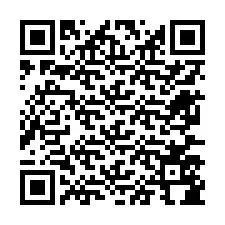 Codice QR per il numero di telefono +12677584729