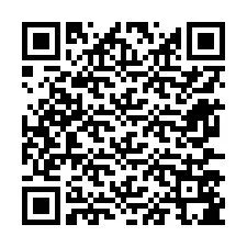 Kode QR untuk nomor Telepon +12677585235