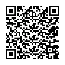 Código QR para número de teléfono +12677589019