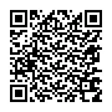 QR Code สำหรับหมายเลขโทรศัพท์ +12677618158