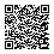 Kode QR untuk nomor Telepon +12677633394