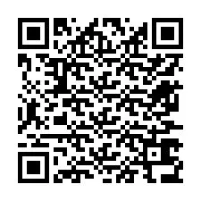 Kode QR untuk nomor Telepon +12677636899