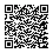 Código QR para número de teléfono +12677722158