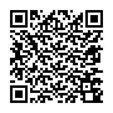 Código QR para número de teléfono +12677740588