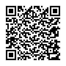 Kode QR untuk nomor Telepon +12678513142