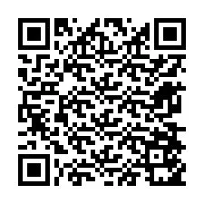 QR-Code für Telefonnummer +12678551395