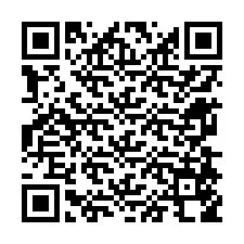 Kode QR untuk nomor Telepon +12678558474