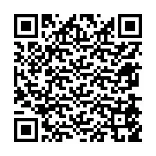 QR-code voor telefoonnummer +12678559818