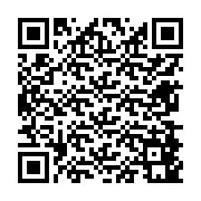 QR-код для номера телефона +12678841496