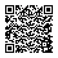 Código QR para número de telefone +12678843334