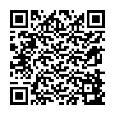 Kode QR untuk nomor Telepon +12678843601