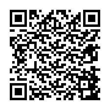 Kode QR untuk nomor Telepon +12678843602