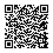 Kode QR untuk nomor Telepon +12678981209