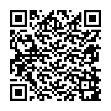 QR Code pour le numéro de téléphone +12678981228