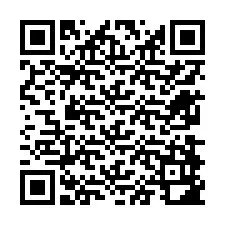電話番号のQRコード +12678982249