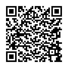 Kode QR untuk nomor Telepon +12678984354