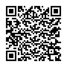 Código QR para número de teléfono +12727228606