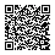 Kod QR dla numeru telefonu +12742001216