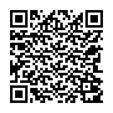 Kod QR dla numeru telefonu +12742001244