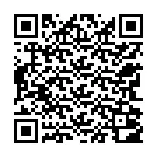 Codice QR per il numero di telefono +12742002054