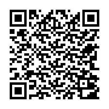 Kod QR dla numeru telefonu +12742002116