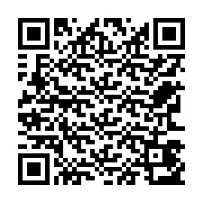 Código QR para número de teléfono +12763453057