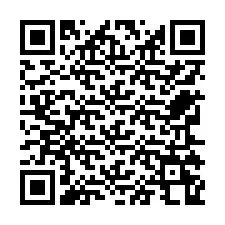 電話番号のQRコード +12765268457