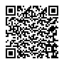 Código QR para número de teléfono +12765666412