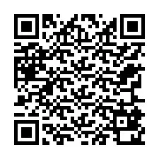 QR-Code für Telefonnummer +12765820405