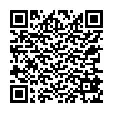 Codice QR per il numero di telefono +12765825488