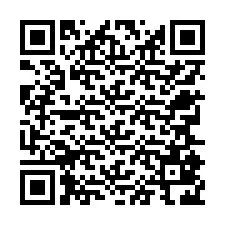 Código QR para número de teléfono +12765826578