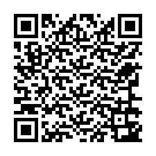 QR код за телефонен номер +12766343806