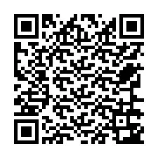 Código QR para número de teléfono +12766343807