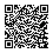 Código QR para número de teléfono +12766381867