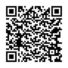 Código QR para número de teléfono +12766926628