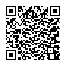 QR код за телефонен номер +12767240078