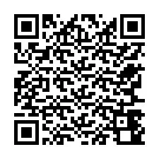 QR-code voor telefoonnummer +12767440836