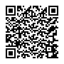 Codice QR per il numero di telefono +12767442201