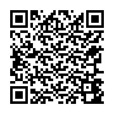 QR код за телефонен номер +12767442202