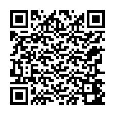 QR-koodi puhelinnumerolle +12767442255