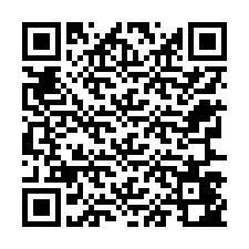 QR-Code für Telefonnummer +12767442505