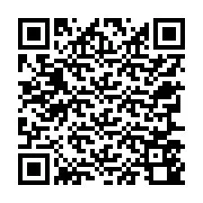 QR-code voor telefoonnummer +12767540318